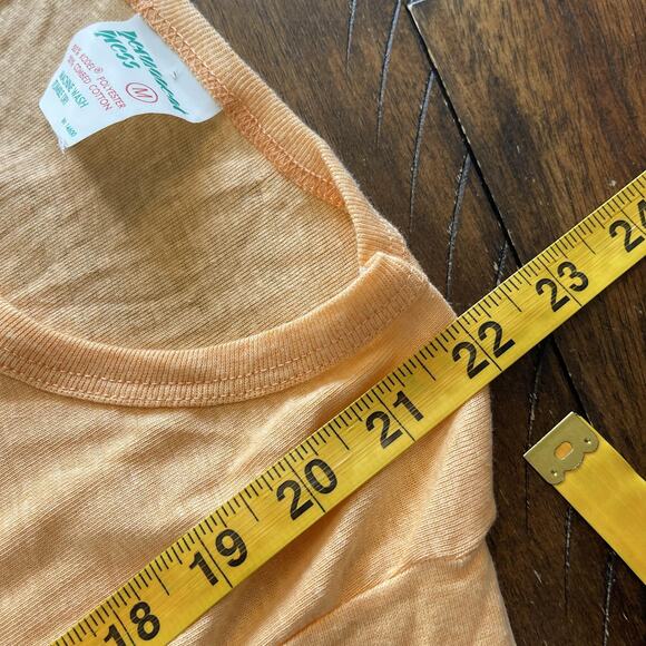 Permanent Press Shirt Womens Medium Short Sleeve Crewneck Soft Retro Classic Top - Picture 7 of 7